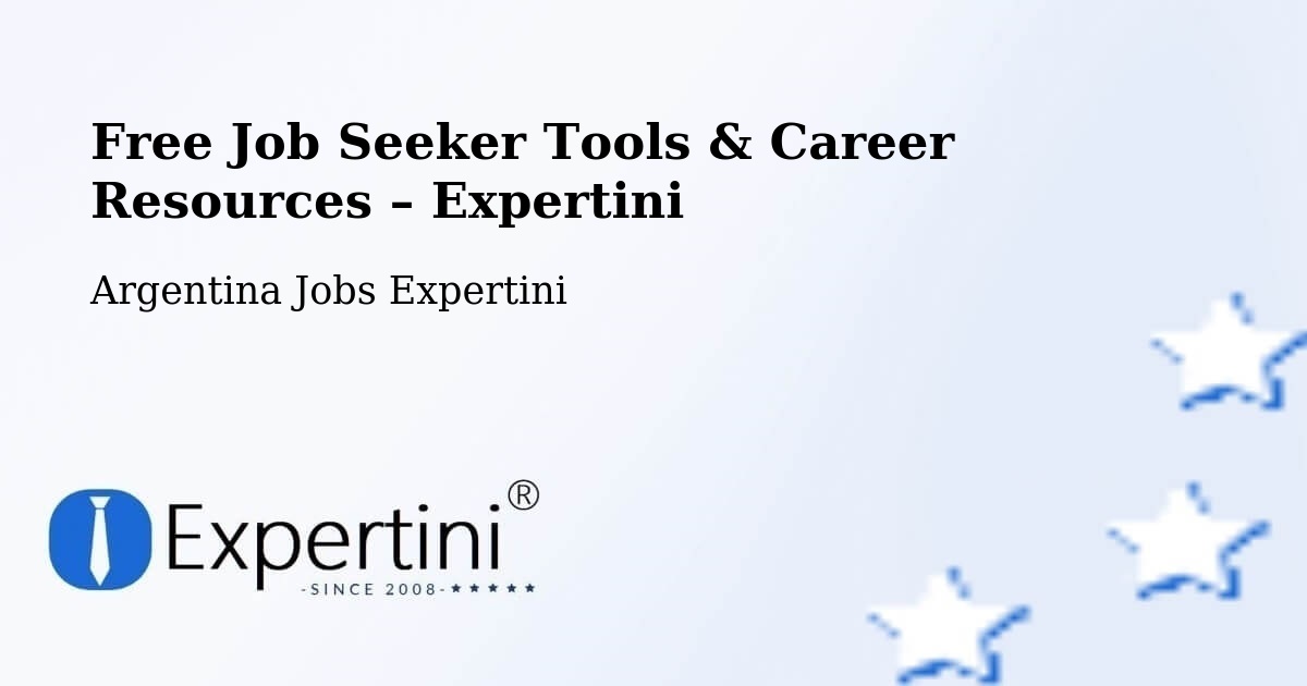 Free Job Seeker Tools & Career Resources – Curuzú Cuatiá - Curuzú Cuatiá, Argentina Jobs Expertini